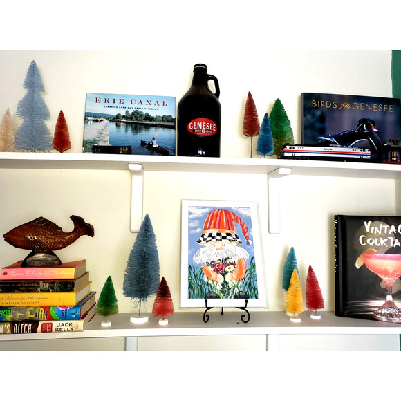 Cody Foster Rainbow Bottlebrush Sisal Trees Box Set 12 Colorful Assorted 5.75 - Picture 5 of 5